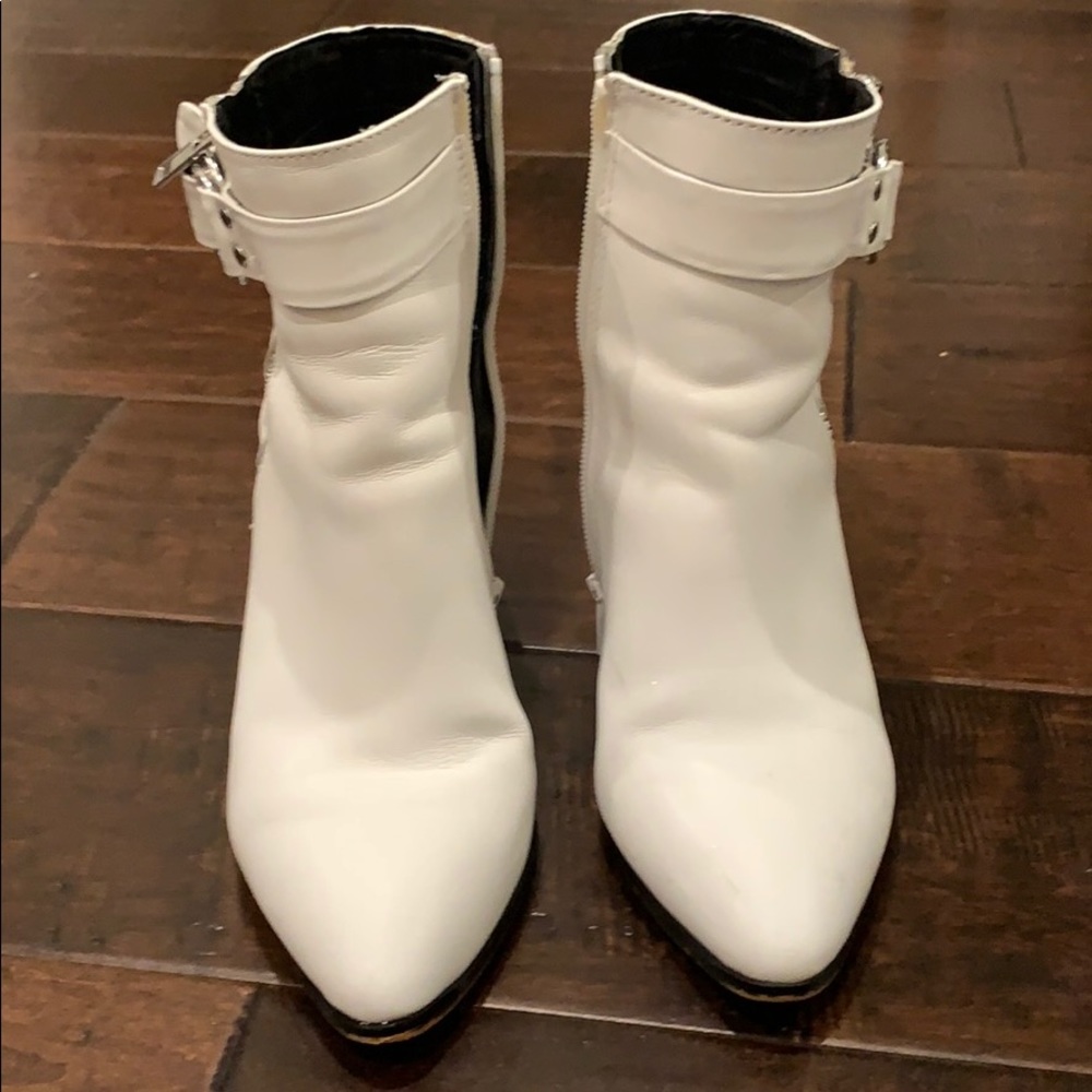 White booties